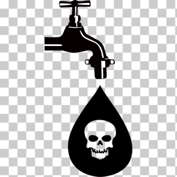 SVG Vector drawing of water pollution SVG Vector drawing of water pollution