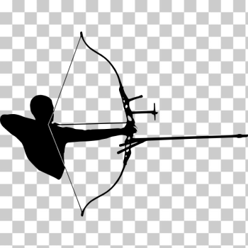 SVG Vector graphics of archer pictogram SVG Vector graphics of archer pictogram