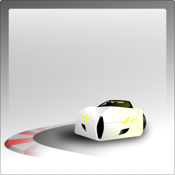 SVG Vector graphics of car in a bend SVG Vector graphics of car in a bend