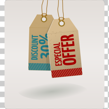 SVG Vector graphics of discount 30 and special offer price tags