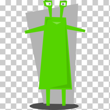 SVG Vector graphics of green humanoid side table SVG Vector graphics of green humanoid side table