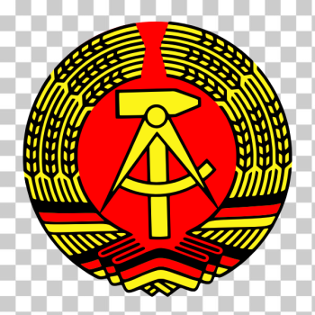 SVG Vector graphics of national emblem of the German Democratic Republic