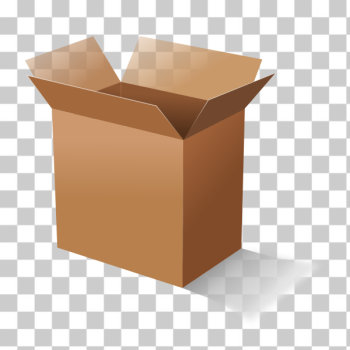 SVG Vector graphics of open carton box SVG Vector graphics of open carton box