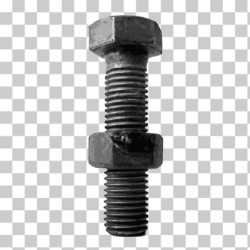 SVG Vector graphics of photorealistic nut and bolt SVG Vector graphics of photorealistic nut and bolt