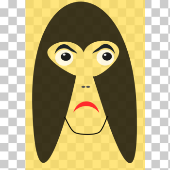 SVG Vector graphics of sad covered woman SVG Vector graphics of sad covered woman