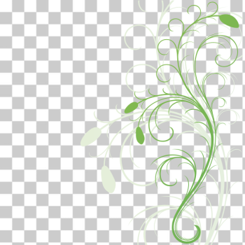 SVG Vector graphics of swirling floral design element SVG Vector graphics of swirling floral design element