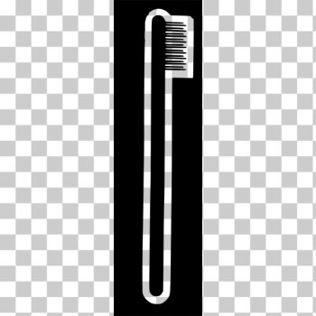 SVG Vector graphics of toothbrush monochrome icon SVG Vector graphics of toothbrush monochrome icon