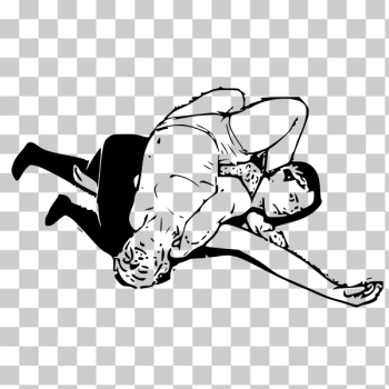 SVG Vector graphics of wrestling guys SVG Vector graphics of wrestling guys