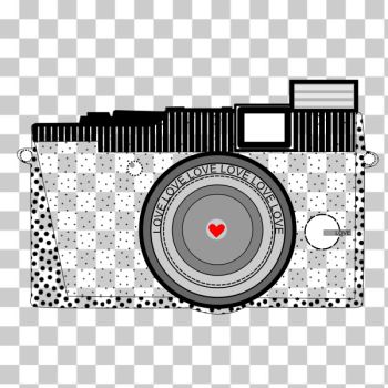 SVG Vector illustration of amateur camera SVG Vector illustration of amateur camera