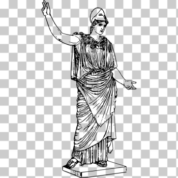 SVG Vector illustration of Athena SVG Vector illustration of Athena