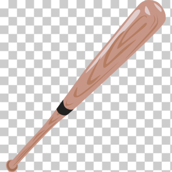 SVG Vector illustration of baseball bat SVG Vector illustration of baseball bat