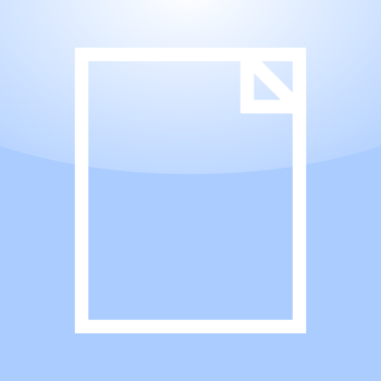 SVG Vector illustration of blank document computer OS icon SVG Vector illustration of blank document computer OS icon