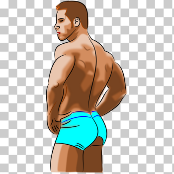 SVG Vector illustration of body builder SVG Vector illustration of body builder