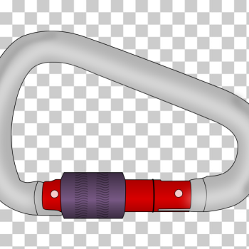 SVG Vector illustration of carabiner SVG Vector illustration of carabiner