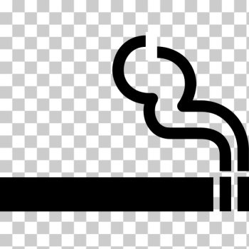 SVG Vector illustration of cigarette with a smoke trail SVG Vector illustration of cigarette with a smoke trail