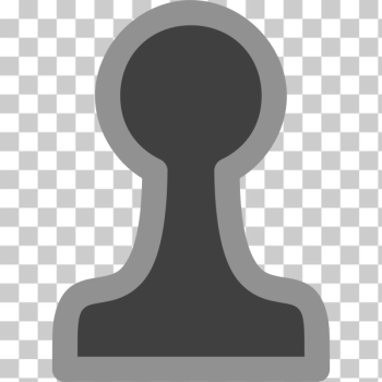SVG Vector illustration of dark chess figure pawn SVG Vector illustration of dark chess figure pawn