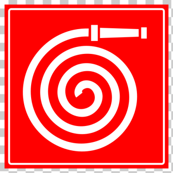 SVG Vector illustration of fire hydrant sign