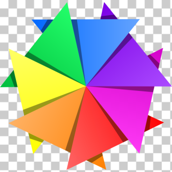 SVG Vector illustration of multicolor star SVG Vector illustration of multicolor star