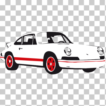 SVG Vector illustration of Porsche car SVG Vector illustration of Porsche car