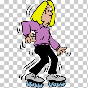 SVG Vector illustration of rollerblader cartoon SVG Vector illustration of rollerblader cartoon