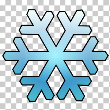 SVG Vector illustration of shaded blue snowflake SVG Vector illustration of shaded blue snowflake
