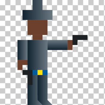 SVG Vector illustration of shooting cowboy pixel art SVG Vector illustration of shooting cowboy pixel art
