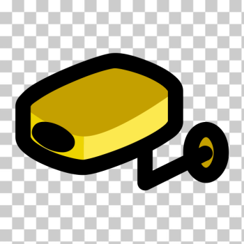 SVG Vector illustration of surveillance camera symbol SVG Vector illustration of surveillance camera symbol