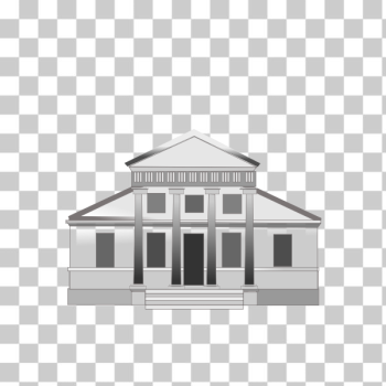 SVG Vector illustration of villa SVG Vector illustration of villa