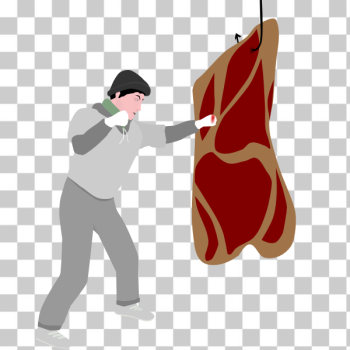 SVG Vector image of a boxer SVG Vector image of a boxer