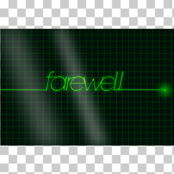 SVG Vector image of a farewell