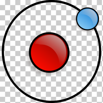 SVG Vector image of an atom SVG Vector image of an atom