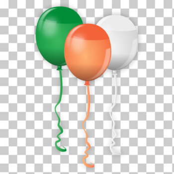 SVG Vector image of balloons for St Patrick Day celebration SVG Vector image of balloons for St Patrick Day celebration