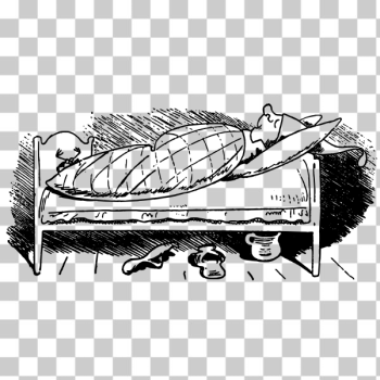 SVG Vector image of bed bug on man039s bedding SVG Vector image of bed bug on man039s bedding
