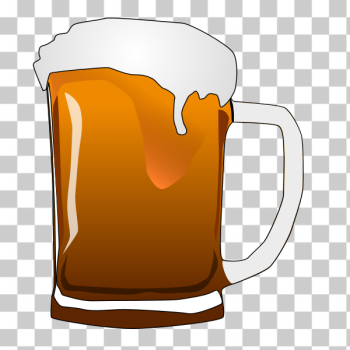 SVG Vector image of beer mug