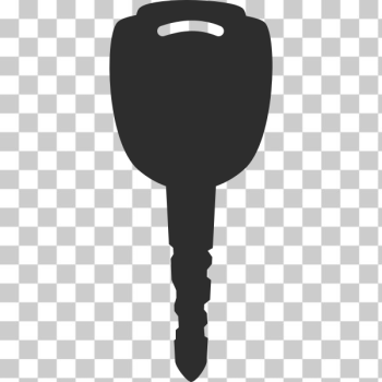 SVG Vector image of black silhouette car door key SVG Vector image of black silhouette car door key