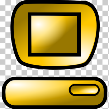 SVG Vector image of brown colored computer hard disc SVG Vector image of brown colored computer hard disc