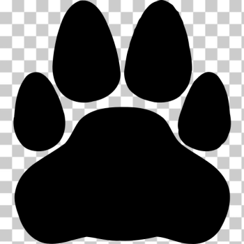 SVG Vector image of cat paw SVG Vector image of cat paw
