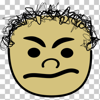 SVG Vector image of comic angry kid avatar SVG Vector image of comic angry kid avatar