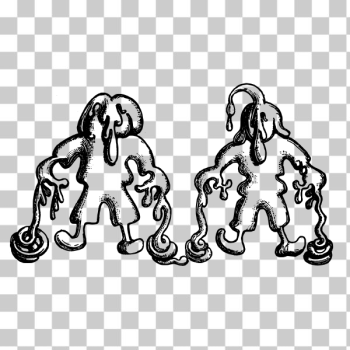 SVG Vector image of creamed chicks SVG Vector image of creamed chicks