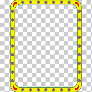 SVG Vector image of frame with rounded corners