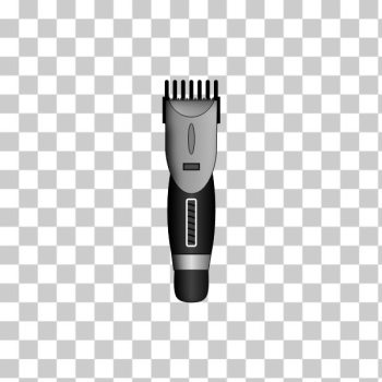 SVG Vector image of grayscale hair clipper SVG Vector image of grayscale hair clipper