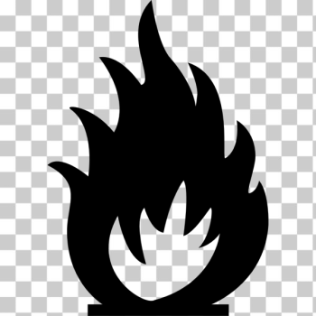 SVG Vector image of international fire warning symbol SVG Vector image of international fire warning symbol