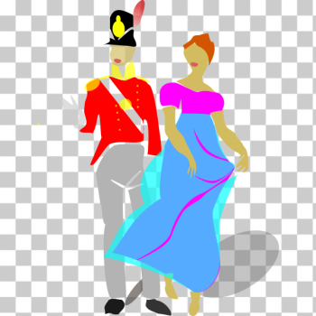 SVG Vector image of man and woman dancing SVG Vector image of man and woman dancing