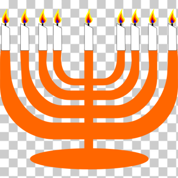 SVG Vector image of Menorah for Hanukkah SVG Vector image of Menorah for Hanukkah