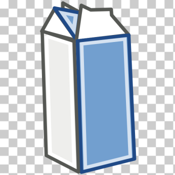 SVG Vector image of milk in carton SVG Vector image of milk in carton