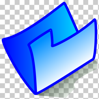 SVG Vector image of my computer blue folder icon SVG Vector image of my computer blue folder icon