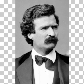 SVG Vector image of photorealistic Mark Twain portrait SVG Vector image of photorealistic Mark Twain portrait