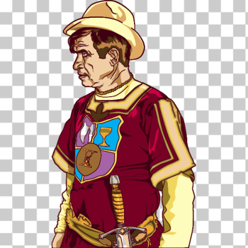 SVG Vector image of portrait if William Penn Adair quotWillquot Rogers