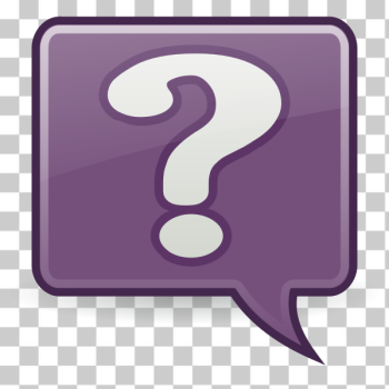 SVG Vector image of purple shaded question mark SVG Vector image of purple shaded question mark