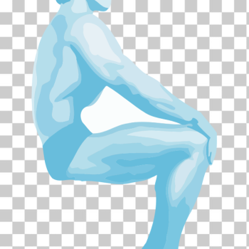 SVG Vector image of sitting bodybuilder man SVG Vector image of sitting bodybuilder man